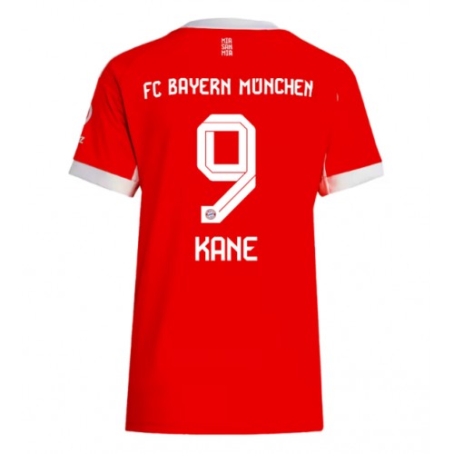 Stroje piłkarskie Bayern Munich Harry Kane #9 Koszulka Podstawowej dla damskie 2025-26 Krótki Rękaw